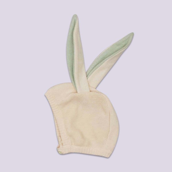 Mint Sparkle Bunny Baby Bonnet