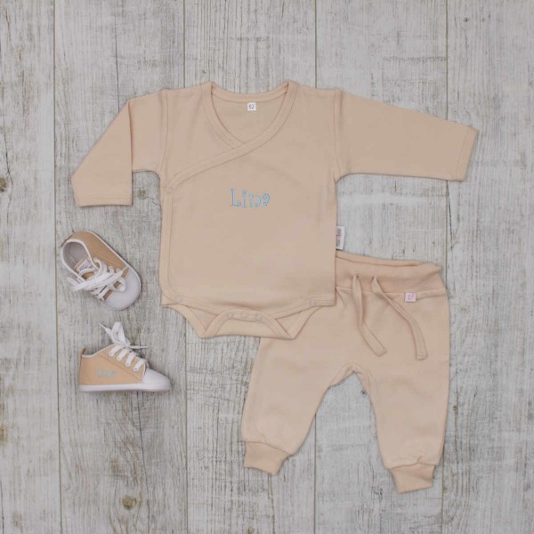 Baby-Set &quot;Basics&quot;, komplettes Outfit, Cremeweiss