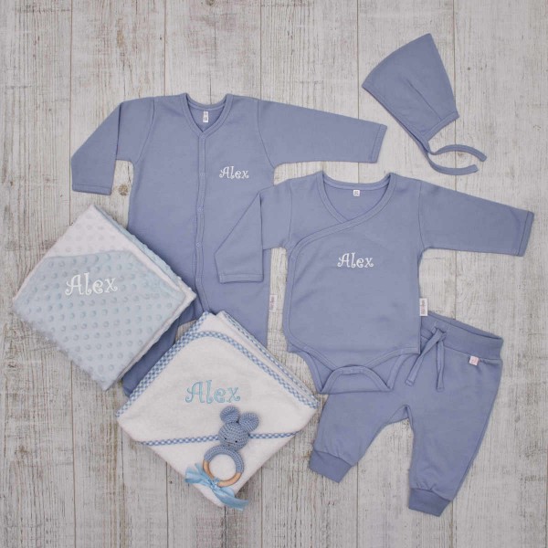 Baby-Set «Luxus», ganz blau und schön
