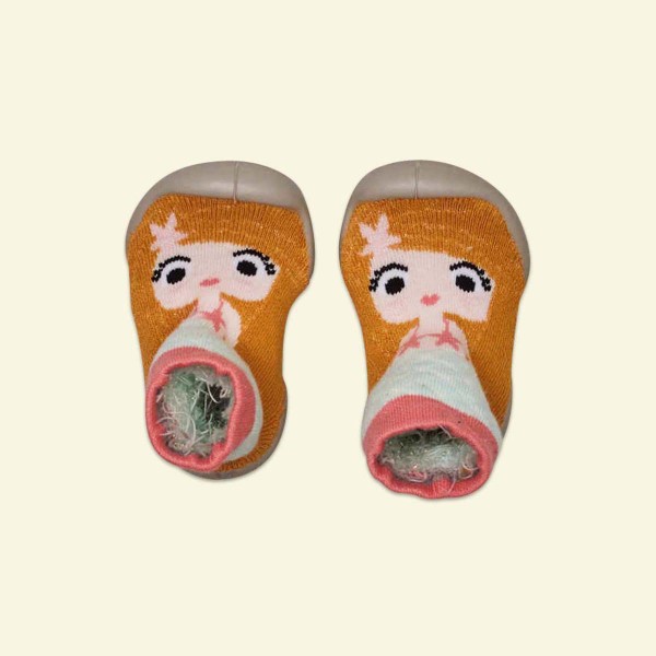 Slippers with rubber sole, Ariel the little mermaid