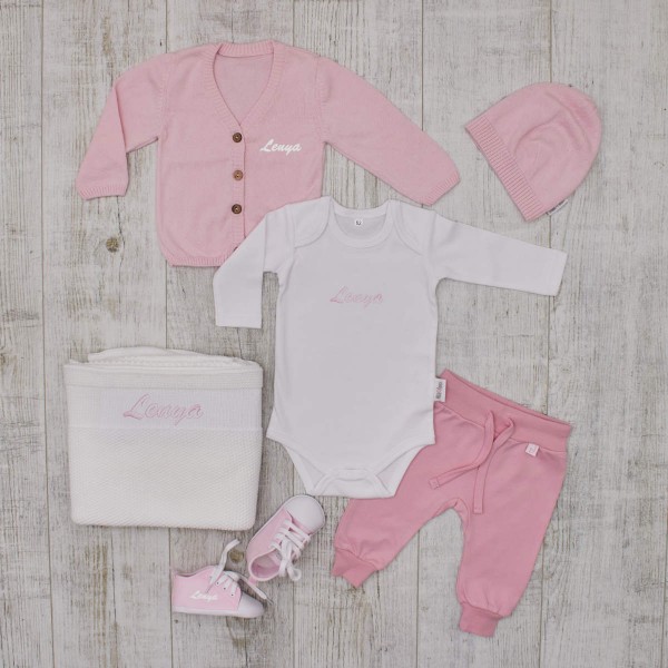 &quot;All our classics&quot; - The perfect and complete Babyset - pink