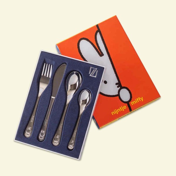 Four-piece children&#039;s cutlery set &#039;Miffy&#039;