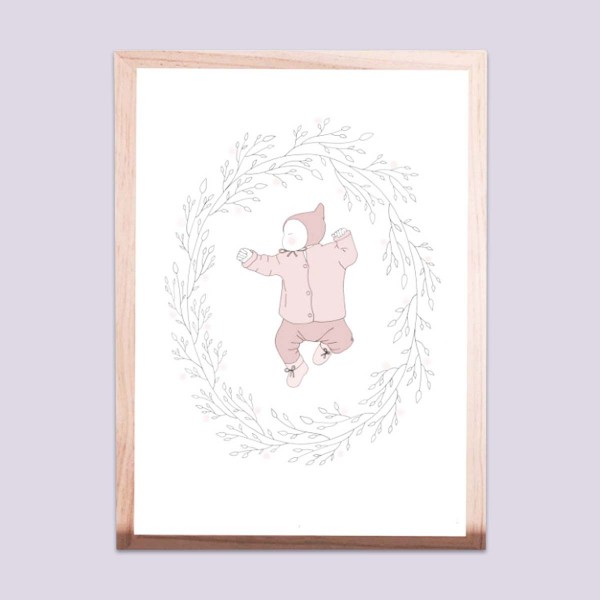 &quot;Welcome Little Baby Girl&quot; card