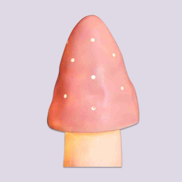 Night light small mushroom, pink