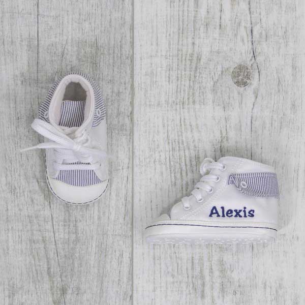 Baby shoes, Sneakers high, white